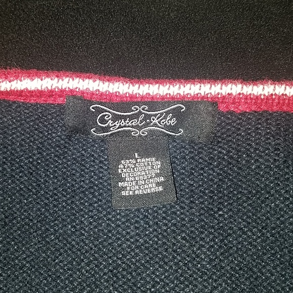 CHRISTMAS VEST W/ 6 STOCKINGS-BLACK - Picture 6 of 8